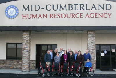 Rotary Club of Dickson Donates Wheelchairs To Local Agency